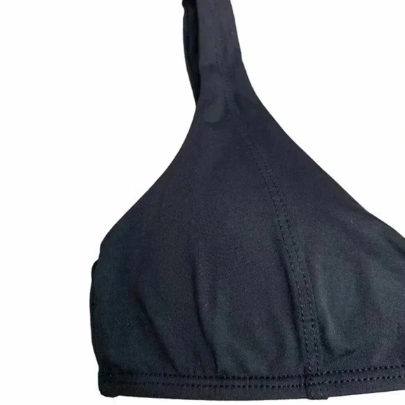 Becca Black Swim Top with Back Knot - Picture 2 of 6